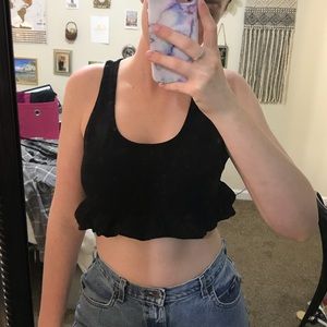 Ruffle crop top